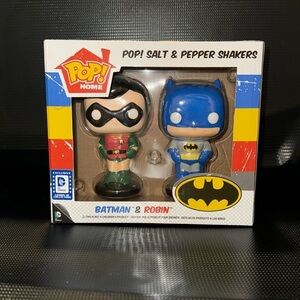 Batman and Robin Salt and Pepper Shakers